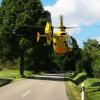 Eine Motorradfahrerin wurde bei Christgarten schwer verletzt.