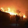 Im Flüchtlingslager Moria auf Lesbos und dessen Umgebung sind mehrere Brände ausgebrochen. 