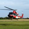 Unfall: Der Rettungsdienst brachte den 14-Jährigen mit einem Hubschrauber in eine Spezialklinik.