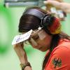 Monika Karsch schaffte bei den Olympischen Spielen mit der Luftpistole den Sprung ins Finale nicht. Aber die Spiele gehen weiter für sie. 	