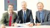 Die Situation der nordschwäbischen Wirtschaft erläuterten bei einem IHK-Regionalgespräch in der DZ-Redaktion (im Bild von links:) IHK-Vizepräsident Walter Berchtenbreiter, Dr. Harald Westheide als Vorsitzender der IHK-Regionalversammlung und IHK-Regionalgeschäftsführer Wolfgang Haschner. 