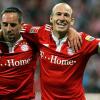 Franck Ribéry und Arjen Robben standen bisher nur selten zusammen für den FC Bayern auf dem Feld.
