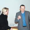 Christa Müller dankte dem Referenten Heinz Dunkenberger-Kellermann für seinen engagierten Vortrag über das „Fastenopfer 2011“.  