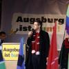 Bei ihm liefen die Fäden für die große Demonstration gegen Rechts in Augsburg zusammen: Matthias Lorentzen vom Bündnis für Menschenwürde.