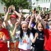 Schüler der Sophie-Scholl-Schule jubeln: Ihre Schule wurde ist die beste in Deutschland. 