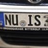 Über 170 Autos mit „NU-IS-Kennzeichen“ gibt es im Landkreis. 