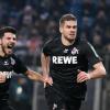 Hat beim 1. FC Köln voll eingeschlagen: Winter-Neuzugang Simon Terodde (r).