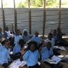 Bei seiner Reise nach Mosambik konnte Landrat Stefan Rößle schnell erkennen, woran es hapert vielerorts in Afrikas Schulen. Sie sind teils in einfachen Blechhütten untergebracht. 