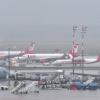 Regen am Flughafen Tegel.