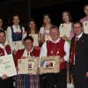 Urgesteine und Nachwuchsspieler der Leipheimer Stadtkapelle erhielten beim brillant gespielten Jahreskonzert Ehrungen für langjähriges aktives Musizieren. 