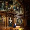 Der polnische Ministerpräsident Mateusz Morawiecki spricht in der Alten Aula der Universität Heidelberg.