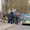 In der Unterkunft in Schweinfurt hat die Polizei Chemikalien und Sprengstoff entdeckt.