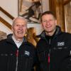 Hanspeter Lanig (hier mit seinem Sohn Peter) war unter anderem Trainer der deutschen Ski-Nationalmannschaft.