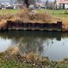 Die Zusam (hier bei Dinkelscherben) entspringt in den Stauden und fließt bei Donauwörth in die Donau.