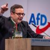 Gerald Grosz, Publizist und Präsidentenkandidat aus Österreich, spricht beim Politischen Aschermittwoch der AfD.