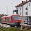 Am Freitag, 21. April 2023, wurde vormittags wieder bei der Bahn gestreikt. Züge auf der Verbindung Günzburg–Mindelheim fielen aus. "Nicht einsteigen" hieß es auch am Bahnhof in Krumbach.