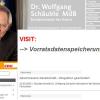 Wolfgang Schäuble wurde Opfer von Hackern. Screenshot: AZ