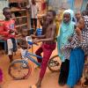 Kinder spielen auf der Straße. Nach dem Putsch im Niger befürchten Experten eine anstehende Lebensmittelkrise.