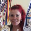 Zahlreiche nationale und internationale Titel: Michaela Majsai in ihrem Edelstetter Haus zwischen Pokalen und Medaillen. 