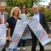 Berufsinfomesse in Thannhausen (von links): Realschulleiter Marcus Langguth, Organisatorin Brigitte Wiedemann, Stellvertretende Schulleiterin der Mittelschule Petra Beurer und Schulleiter Klaus Mader.