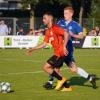 Gabriel Merane (vorne ) und der TSV Aindling haben derzeit einen Lauf und treffen am Sonntag auf den FC Horgau. Der VfL Ecknach um Jonas Erhard ist nach der Derby-Niederlage gegen den Tabellenletzten aus Altenmünster gefordert.  	