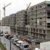 Auf dem ehemaligen Ladehof-Areal beim Augsburger Hauptbahnhof entstehen derzeit noch viele Wohnungen.                                     