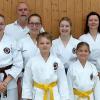 Bestritten einen erfolgreichen Wettkampf: Die Aktiven des Karate-Dojos des FC Ehekirchen.  	