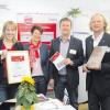 80 Jahre Firma Zitzler – darüber freuten sich: (von links) Elisabeth Fabian (Firma Zenko), Gisela Zitzler, Johann Zitzler und Alois Zimmerer (Zenko). 