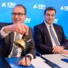 CSU-Landesgruppenchef Alexander Dobrindt (links) und CSU-Chef Markus Söder. Dobrindt dringt auf eine rasche Aufstellung der CSU-Bundestagskandidaten. Das bringt die Partei in eine Zwickmühle.
