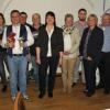 Die alten und neuen Vorstandsmitglieder des Gewerbeverbands Donaumoos trafen sich im Landgasthof Haas in Karlskron zu einer Versammlung. 
