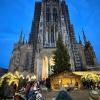 Die lebendige Krippe gehört wieder zu den beliebtesten Orten auf dem Ulmer Weihnachtsmarkt.