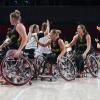 Die deutschen Rollstuhl-Basketballerinnen spielen in Tokio um eine Paralympics-Medaille.