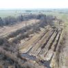 Im Booser Ried wurden Entwässerungsgräben mit frischem Torf gefüllt.