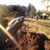 Bei dem Beben ist in Japan ein Graben aufgebrochen.