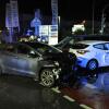 Acht Personen sind am Donnerstagabend bei einem Unfall im Landsberger Industriegebiet verletzt worden.