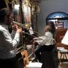 Beim Konzert in Niederschönenfeld verschmlozen Trompete (Benedikt Geirhos) und Orgel (Wolfgang Thoma) zu einem wunderschönen Gesamtklang.