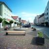 Der Obere Stadtplatz in Aichach zwischen Koppoldstraße und Rathaus sollte nach dem Willen der SPD autofrei werden. 