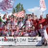 Jubel bei den Red Hocks Kaufering: Auf dem Kleinfeld wurde die U17-Mannschaft deutscher Meister. 	