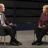 Zwei Stühle, eine Meinung: Ralph Brinkhaus mit Angela Merkel. 