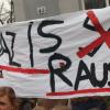 Über 5000 Menschen demonstrietren am Samstag  in Münster gegen einen Neonazi-Aufmarsch. 