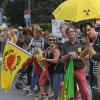 Protest gegen belgische Atommeiler: Die Demonstranten fordern ein sofortiges Abschalten der Kraftwerksblöcke Tihange 2 und Doel 3.