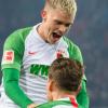 Philipp Max und Florian Niederlechner jubeln gemeinsam - und gehen vor den Spielen zusammen frühstücken.