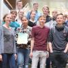 Die zehnte Klasse der Mittelschule am Aschberg nahm am Wettbewerb „klar bleiben – Feiern ohne Alkoholrausch“ teil und freut sich über den Gewinn.