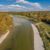 Der Verlauf der Isar von oben.