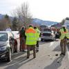 Bei einem Auffahrunfall auf der B310 bei Oy-Mittelberg waren fünf Fahrzeuge beteiligt. Es wurden mehrere Personen teils schwer verletzt.