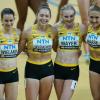 Die deutsche 4x100 m-Staffel der Frauen.