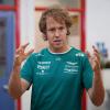Sebastian Vettel hofft für den sechsten Saisonlauf am Sonntag in Barcelona auf einen verbesserten Aston Martin. 