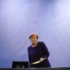 Bundeskanzlerin Angela Merkel gab nach der Videokonferenz mit den Ministerpräsidenten der Bundesländer eine Pressekonferenz zur Corona-Krise.