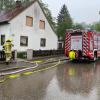 Wegen eines Unwetters musste am Dienstagnachmittag die Aindlinger Feuerwehr ausrücken. Im Bereich der Gamlinger Straße lief Wasser in einen Keller.
