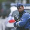 Ein belgischer Polizist während einer Übung in Brüssel.